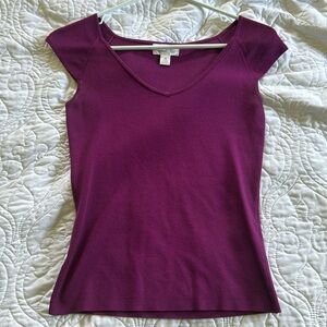 Loft size XS silk knit dress top